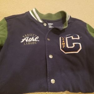 Letterman style jacket